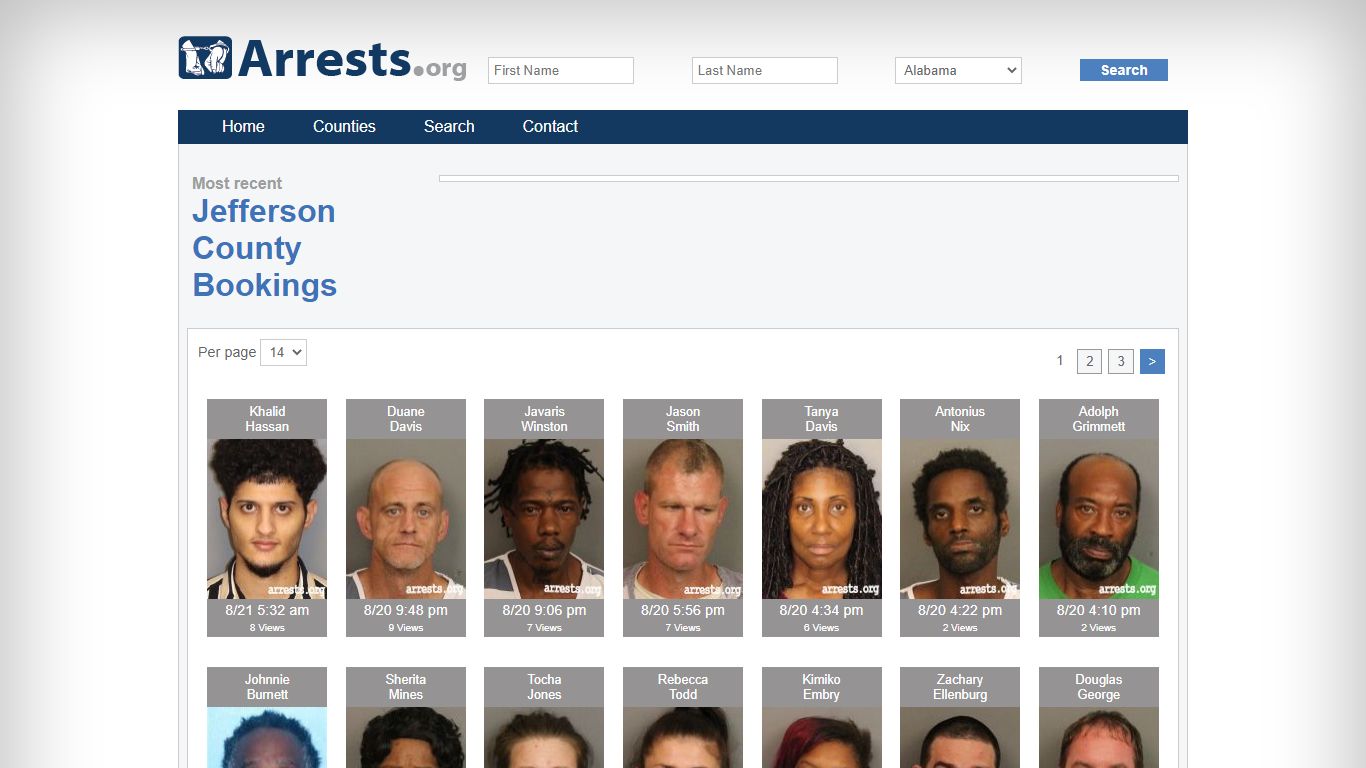 Jefferson County Arrests and Inmate Search